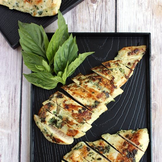 Thai Pan Fried Basil Chicken