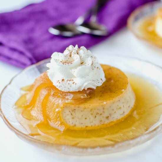 Apple & Cinnamon Creme Caramel