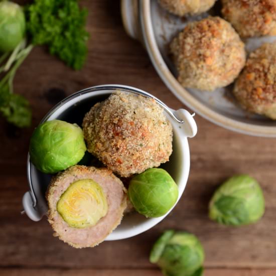 Brussel Sprout Sausage Balls