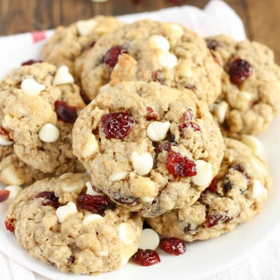 White Chocolate Cranberry Cookies