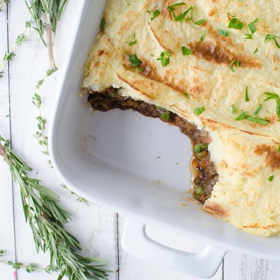 Vegan Lentil Shepherd’s Pie