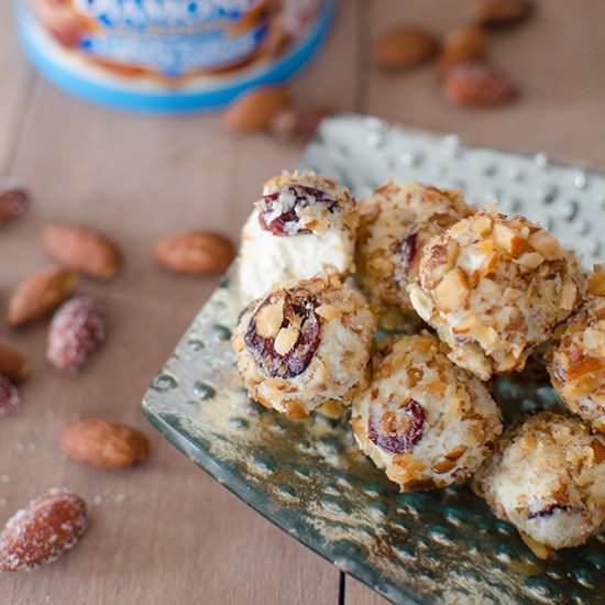 Blue Cheese and Honey Almond Balls