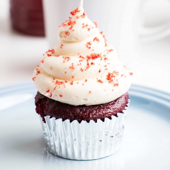 Moist Red Velvet Cupcakes
