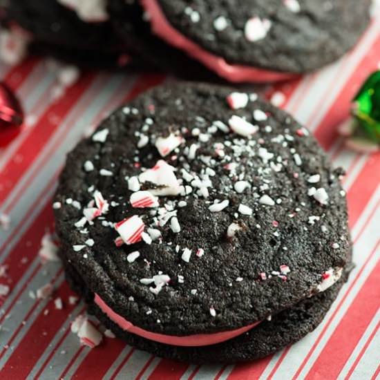 Chocolate Peppermint Cream Pies