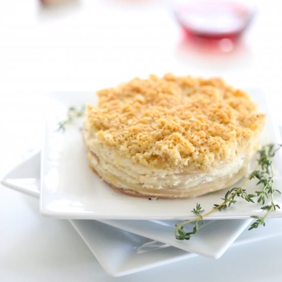 Turnip Gratin with Parmesan Truffle