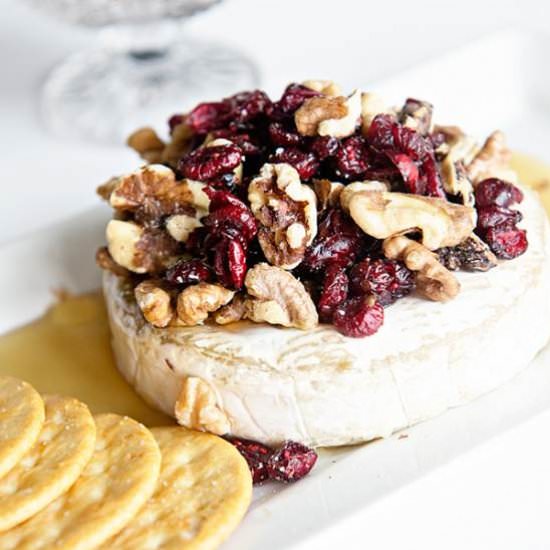 Cranberry Walnut Baked Brie