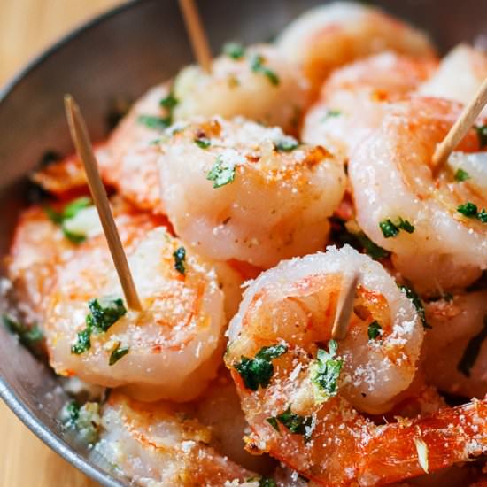 Garlic Parmesan Roasted Shrimp