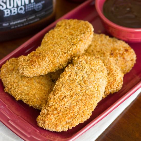 Spicy BBQ Baked Chicken Tenders