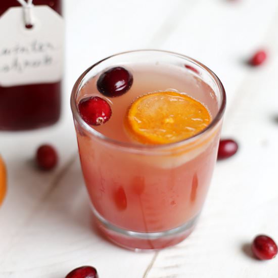 Winter Shrub Mocktail