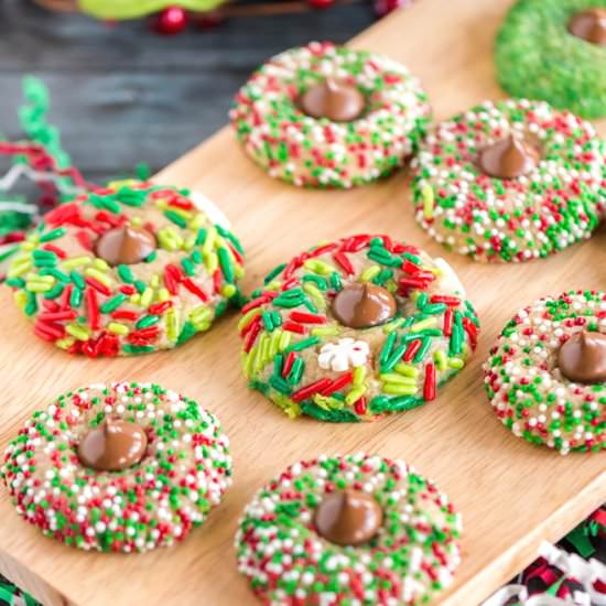 Christmas Kiss Cookies