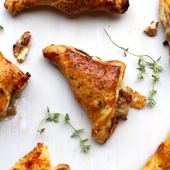 Pear, Gruyere & Walnut Puffs
