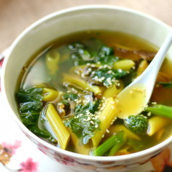 Tummy Healing Soup For One