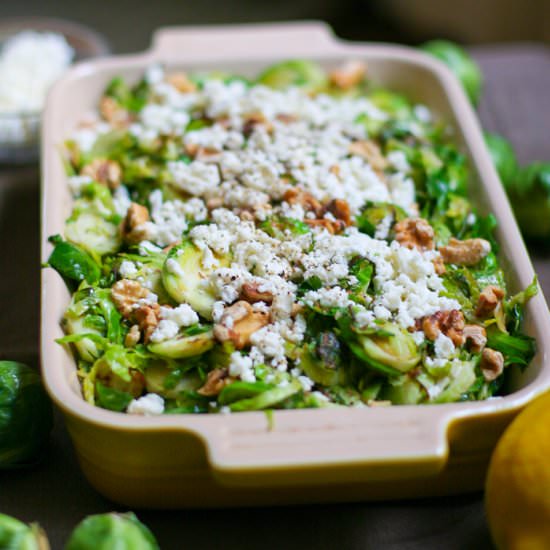 Shaved Brussels Sprouts