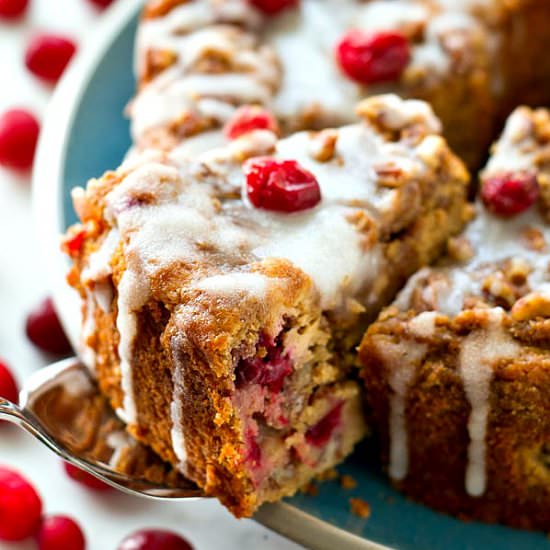 Cranberry Cheesecake Coffee Cake