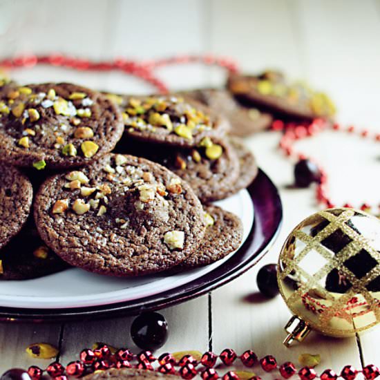 Caramel-Stuffed Cocoa Cookies