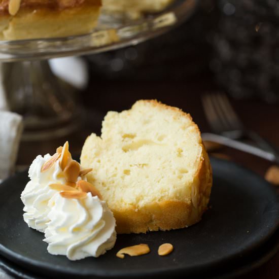New Years Almond Pound Cake
