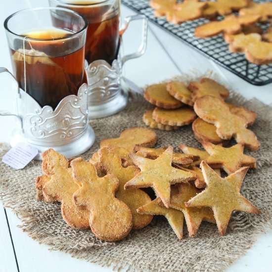 Nut-Free Keto Gingerbread Cookies