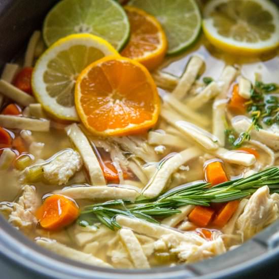 Slow Cooker Chicken Noodle Soup