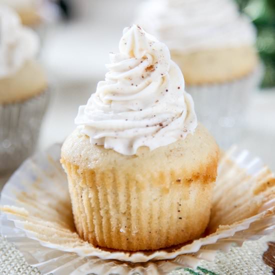 Eggnog Cupcakes