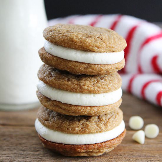 Gingersnap Sandwich Cookies