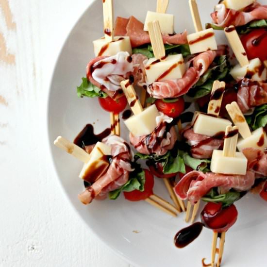 Prosciutto & Mozzarella Skewers
