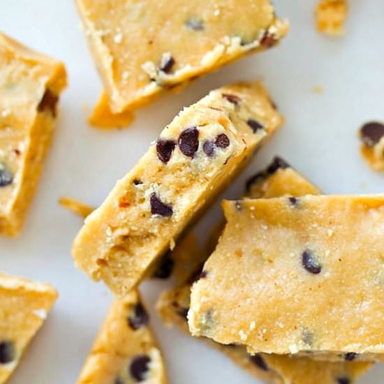 Healthy Cookie Dough Bark