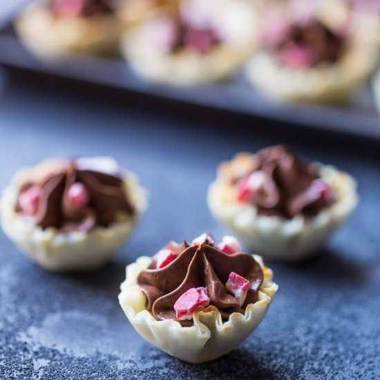 Peppermint Mousse Bites