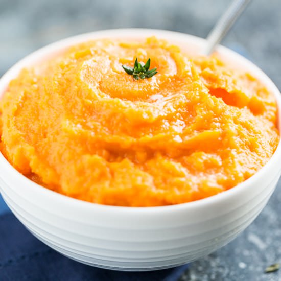 Simple Mashed Sweet Potatoes