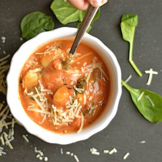 Slow Cooker Tomato Chicken Soup