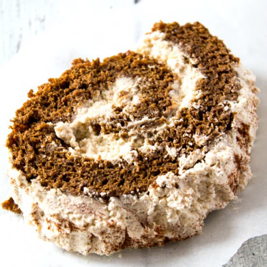 Gingerbread Cake Roll