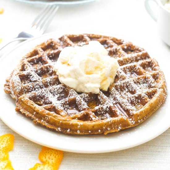 Gingerbread Waffles