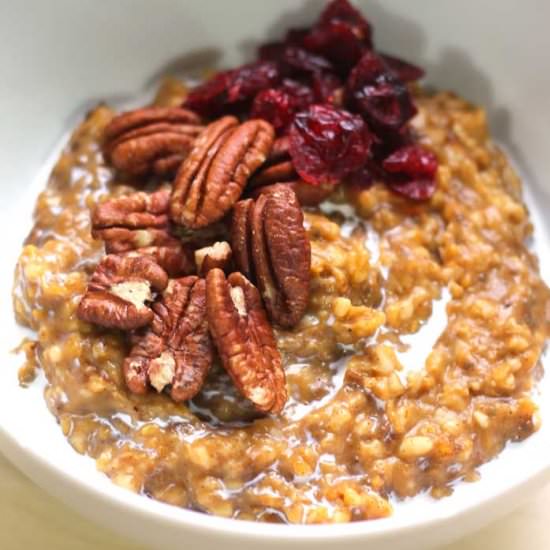Slow Cooker Pumpkin Oats