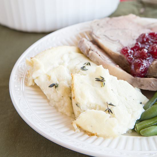 Whipped Cauliflower Gratin