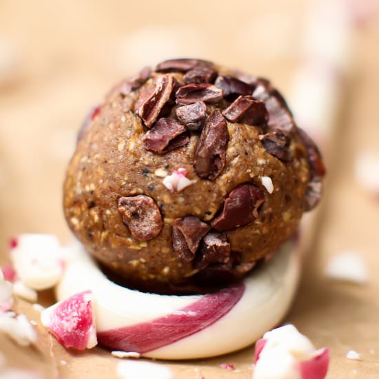 Peppermint Mocha Date Balls