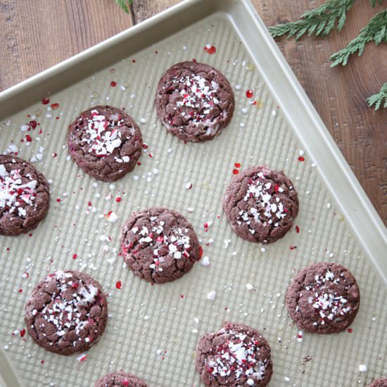 Chocolate Peppermint Cookies