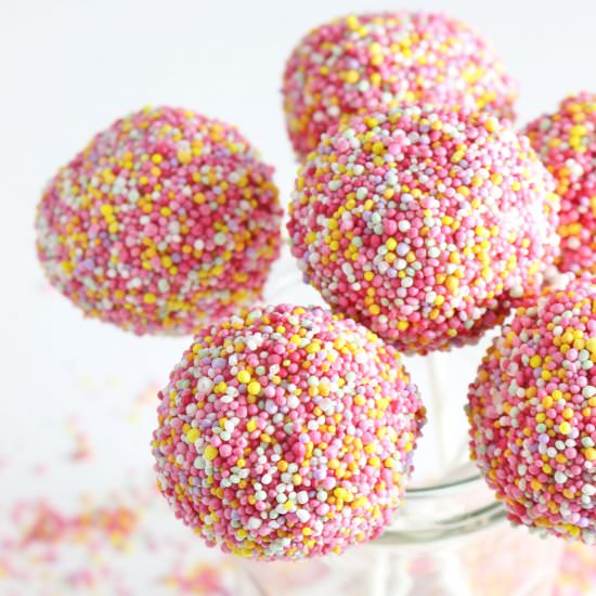 Sprinkle Chocolate Cake Pops