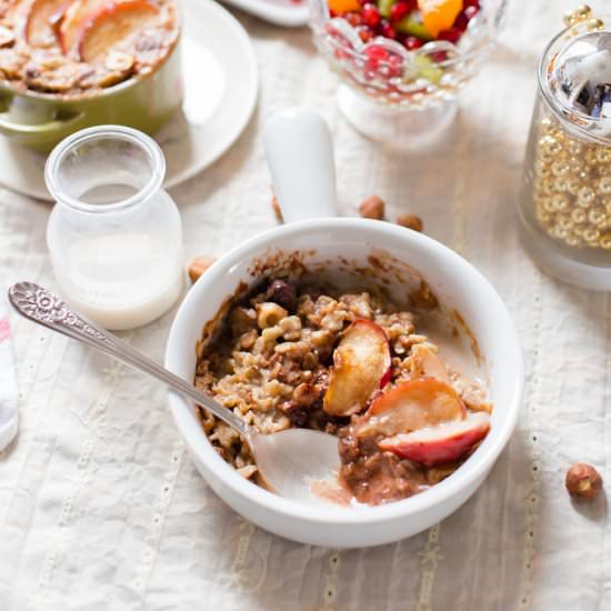 Baked Peanut Butter Oatmeal