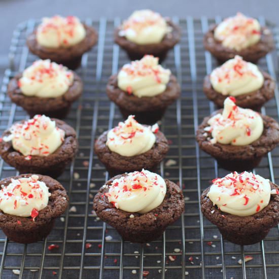 Chocolate Brownies with Peppermint