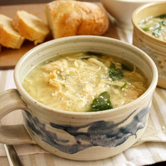 Chicken and Parmesan Soup