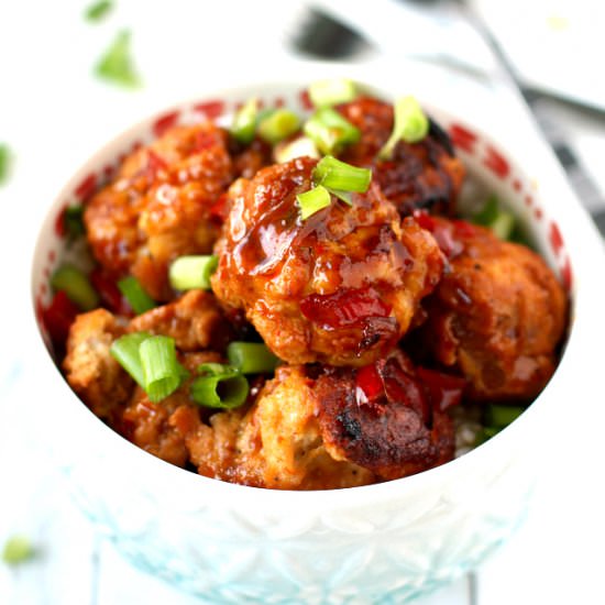 Turkey Teriyaki Meatballs