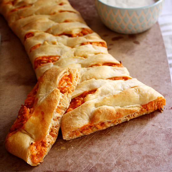 Buffalo Chicken Braid