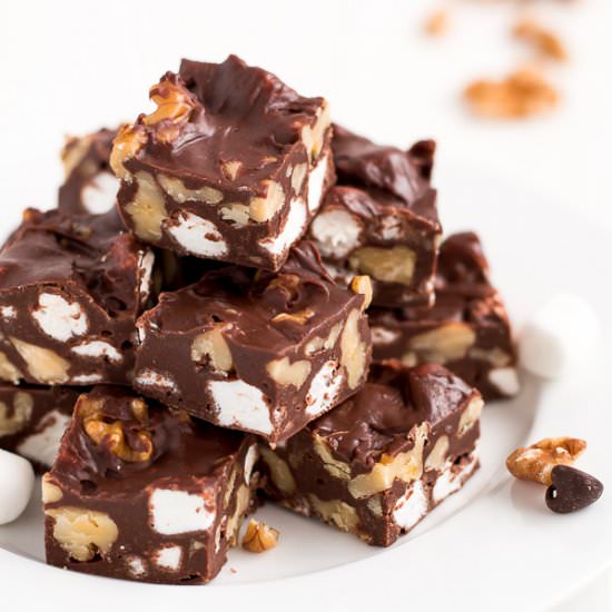 Rocky Road Fudge