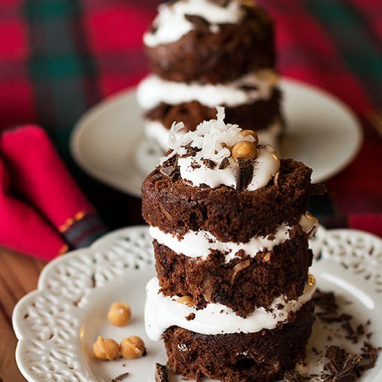 Mini Christmas Chocolate Cake