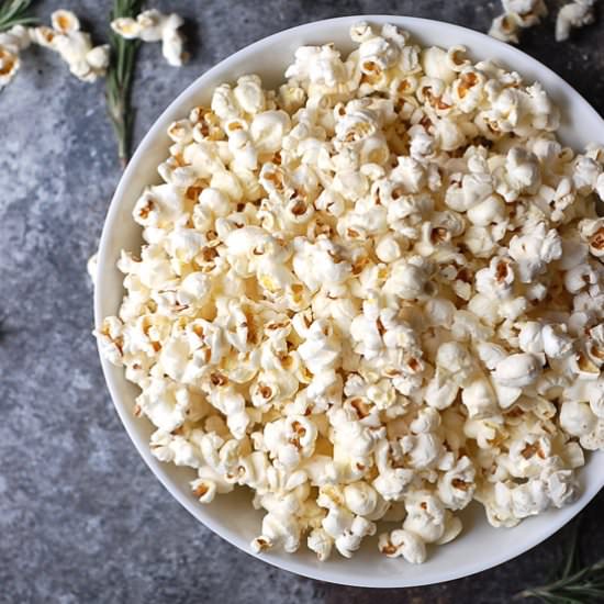 Rosemary Truffle Popcorn