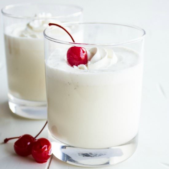Warm Vanilla Tres Leches Drink