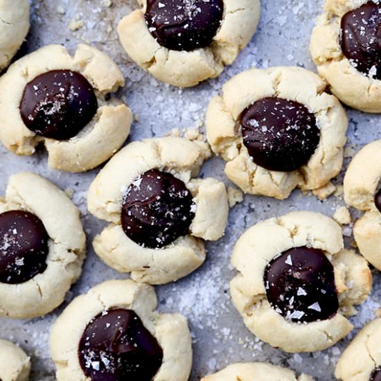 Almond Thumbprint Cookies