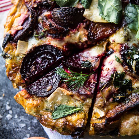 Roasted Beet Quiche