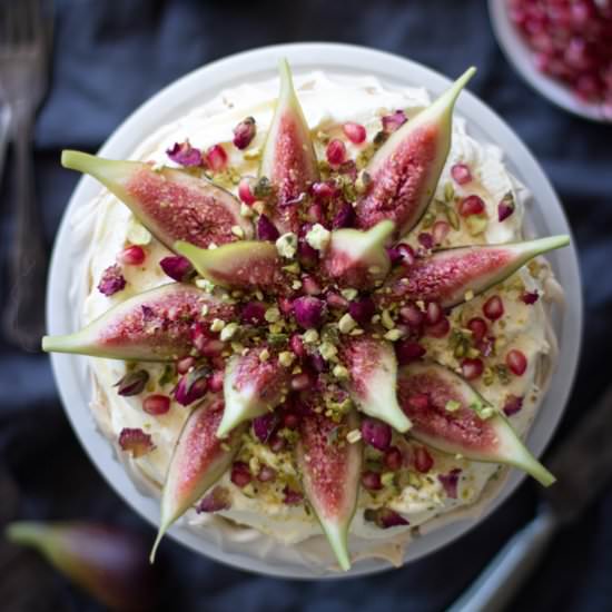 Arabian Brown Sugar Pavlova