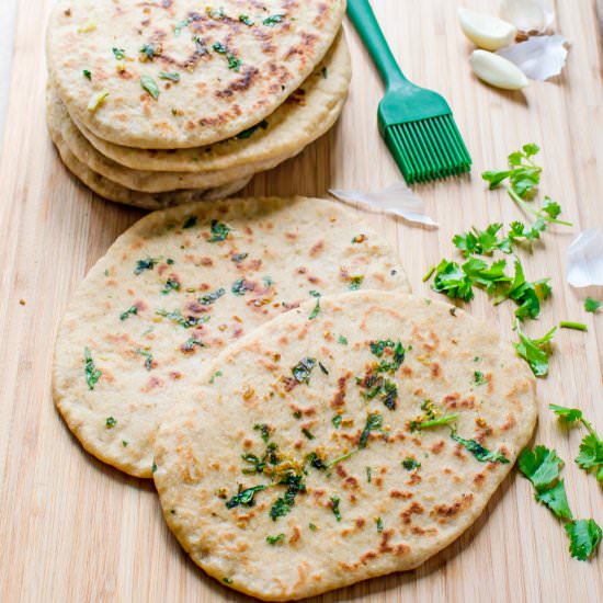 Garlic naan bread recipe