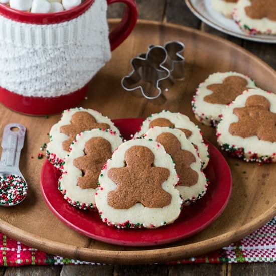 Gingerbread Men Slice & Bake Cookie